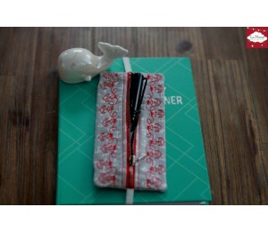 Stickdatei ITH - Stiftetasche Herzswirls